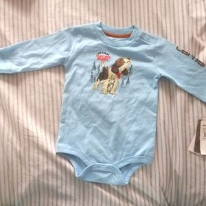 Carhartt Baby Boys' Light Blue Bodysuit 9 Months